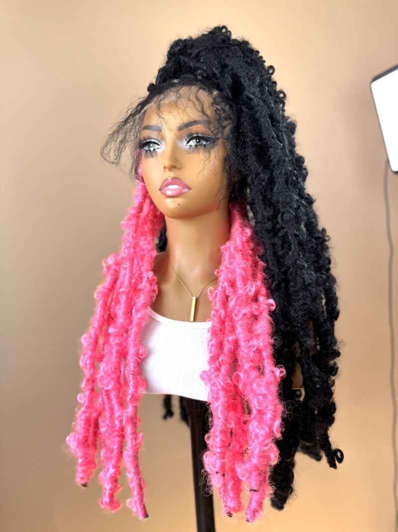 WIG ZOE (PINK MIX)- DISTRESSED GODDESS